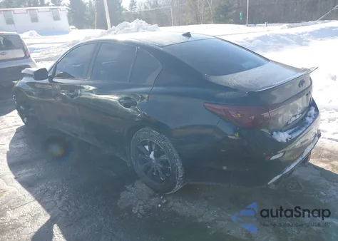 2014 Infiniti Q50 Premium from USA, damaged, VIN JN1BV7AR6EM690212